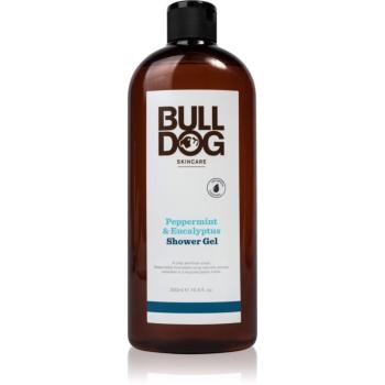 Bulldog Peppermint & Eucalyptus Shower Gel Gel de duș pentru bărbați 500 ml