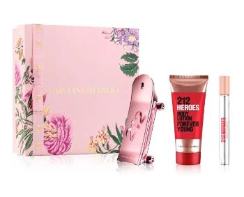 Carolina Herrera 212 Heroes Femme - EDP 80 ml + loțiune de corp 100 ml + EDP 10 ml (roll-on)