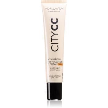 MÁDARA City CC Crema CC pentru un ten uniform SPF 15 culoare Light 40 ml