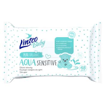 LINTEO Baby Vlhčené obrúsky Aqua 48 ks