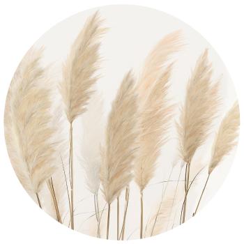 Tapet foto circular Pampas 125 x 125 cm, 2 părți