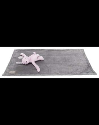 TRIXIE Set Junior patura si jucarie 75 x 50 cm, gri/liliac