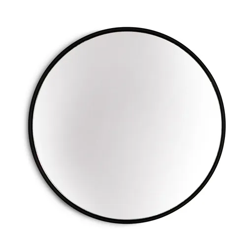 Casa Chic Fournier Oglindă de perete cu ramă metalică rotundă 58,8 x 58,8 cm