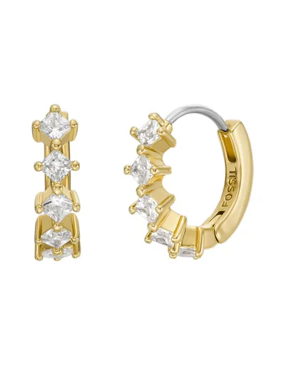 Fossil Cercei eleganți din alamă placată cu aur Hazel JOA00819710