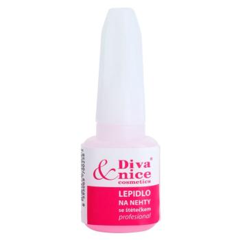 Diva & Nice Cosmetics Accessories Nails adeziv pentru unghii cu pensula 7 g