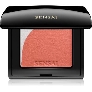 Sensai Blooming Blush blush cu efect iluminator cu pensula culoare 04 Blooming Orange 4 g