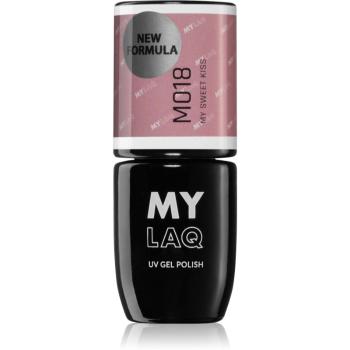 MYLAQ UV Gel Polish lac de unghii sub forma de gel culoare My Sweet Kiss 5 ml