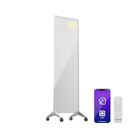 Klarstein Wonderwall Smart Bornholm, încălzitor cu infraroșu,  30 x 100 cm, 320 W, aplicație