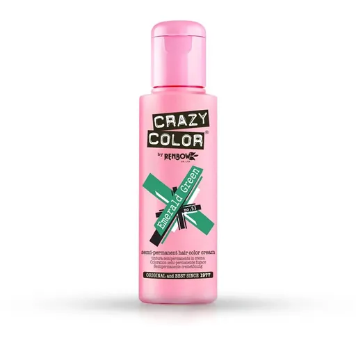 Vopsea Semipermanenta Crazy Color Emerald Green No. 53 - 100 ml
