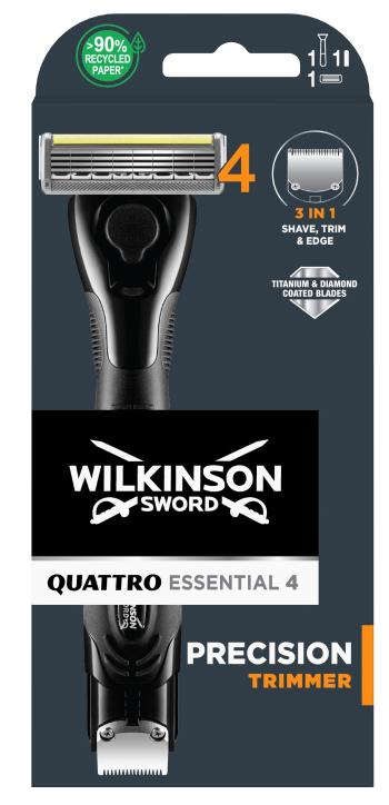 Wilkinson Sword Aparat de ras pentru bărbați Quattro esențial Precision Trimmer