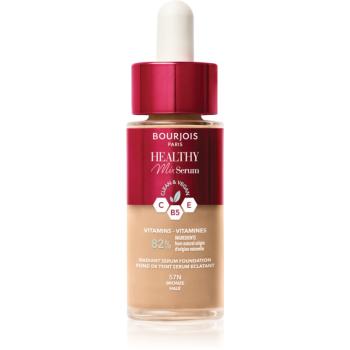 Bourjois Healthy Mix make-up cu textura usoara pentru un look natural culoare 57N Bronze 30 ml