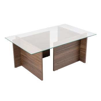 Masă de cafea Vetrino Walnut, maro închis