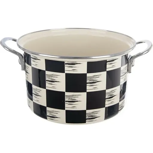 Orion Oală emailată Șah Lem, 4 l, diametru 22 cm, diam. 22 cm