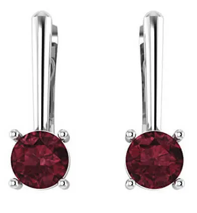 Beneto Exclusive Cercei de argint cu granate GRAAGUC1935
