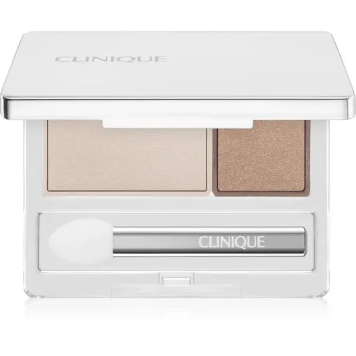 Clinique All About Shadow™ Duo duo fard ochi culoare Ivory Bisque/Bronze Satin - Shimmer 1.7 g