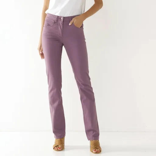 Pantaloni drepți modelatori cu 5 buzunare