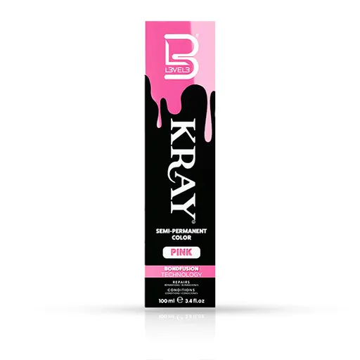 Vopsea semi - permanenta - L3VEL3 -  Roz - 100 ml