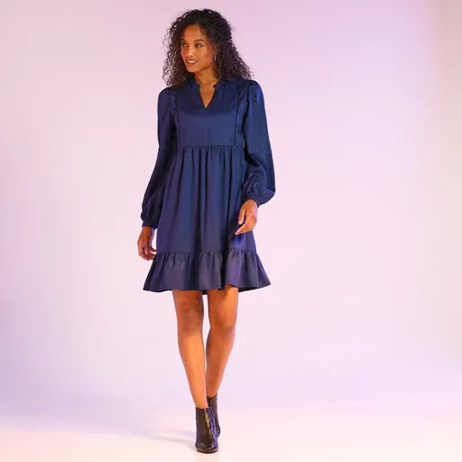 Rochie scurtă cu volane