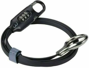BBB LoopSafe Black Acél kábel-Zár