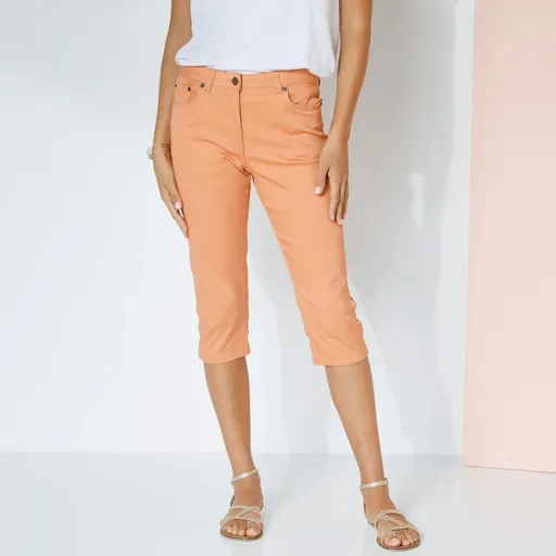 Pantaloni 3/4 îngustați din tweed