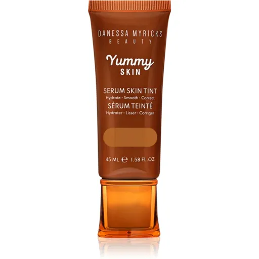 Danessa Myricks Beauty Yummy Skin Serum Skin Tint fond de ten hidratant si catifelant culoare 11 - Tan to Dark Skin with Neutral Olive Undertones 45 m
