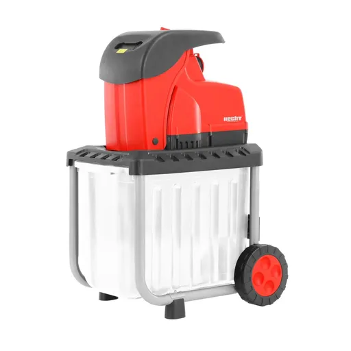 Tocator pentru crengi si resturi vegetale, HECHT 6284 XL, motor electric, putere 2800 W, diametru maxim de taiere crengi 4.5 cm, cutie 60 litri