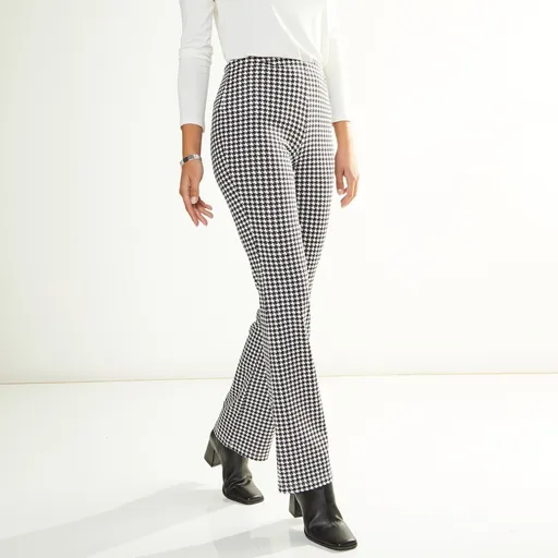 Jambiere clopot cu imprimeu cu șenile de cocoș