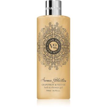 Vivian Gray Aroma Selection Grapefruit & Vetiver gel de dus si baie 500 ml