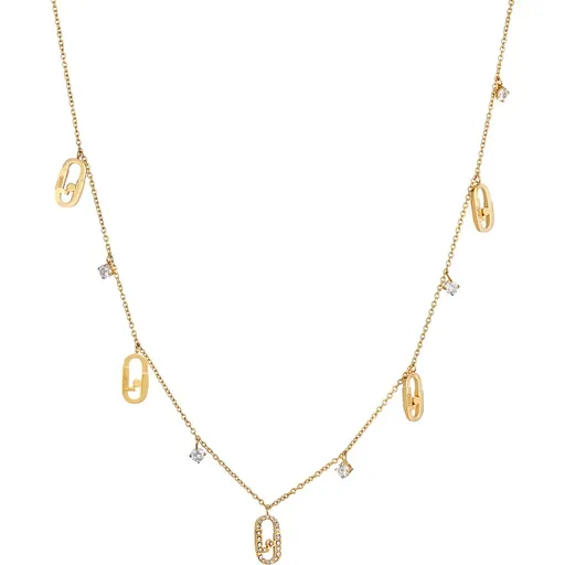 Liu Jo Colier placat cu aur cu pandantiv Identity LJ1954