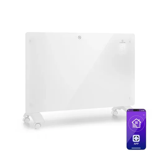 Klarstein Bansin Crystal Smart, radiator cu convector, 1500 W, 5 - 50 °C, control prin aplicație