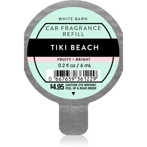 Bath & Body Works Tiki Beach parfum pentru masina rezervă 6 ml