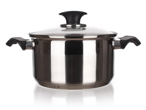 Oala din otel inoxidabil cu capac