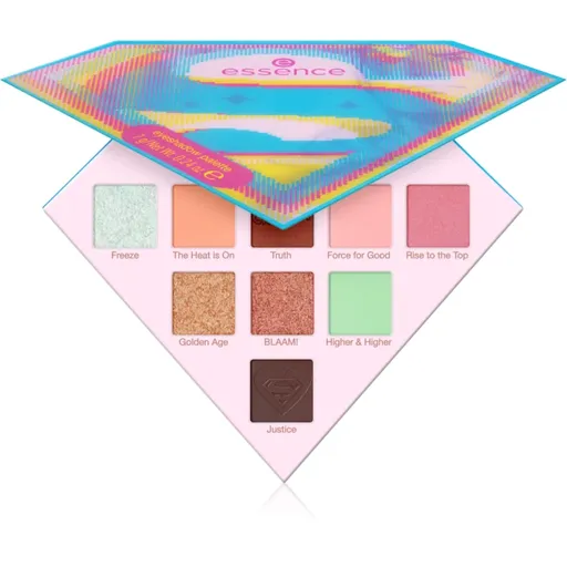 essence Superman paletă cu farduri de ochi culoare 02 Join the league 7 g