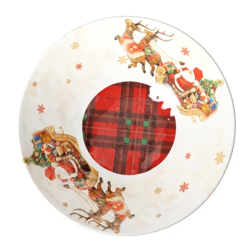 Platou servire, Christmas, Brandani, 27.5x9 cm, melamina