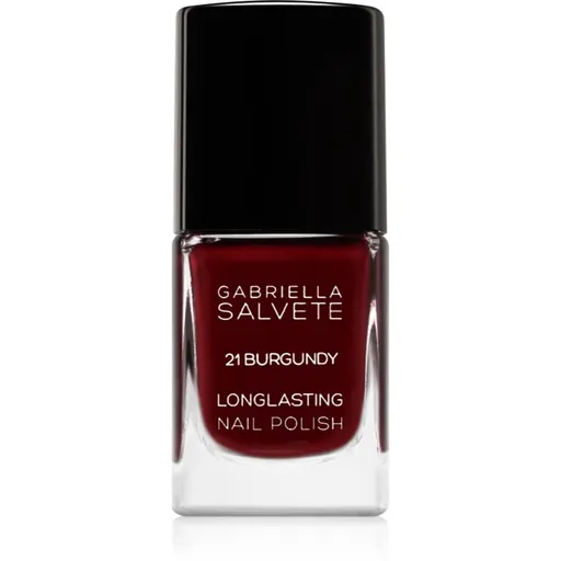Gabriella Salvete Longlasting Enamel lac de unghii cu rezistenta indelungata lucios culoare 21 Burgundy 11 ml