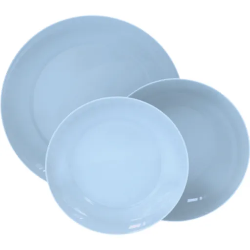 Luminarc Set de masă 18 piese Apy Paradise Blue, albastru