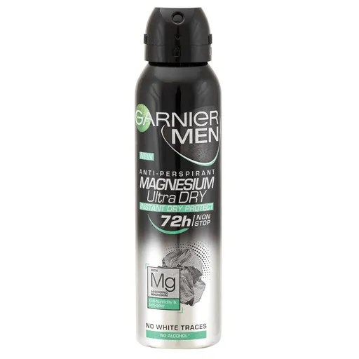 Garnier Antiperspirant pentru bărbați cu magneziu (Magnesium Ultra Dry) 150 ml