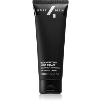 Unit4Men Regenerating hand cream Cremă de mâini regeneratoare Citrus and Musk 75 ml