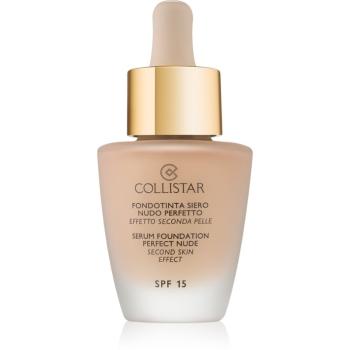 Collistar Serum Foundation Perfect Nude machiaj de stralucire pentru un look natural SPF 15 culoare 1 Ivory 30 ml