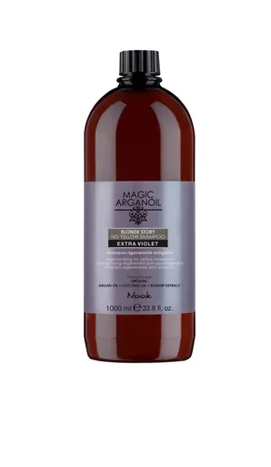 Nook Magic Arganoil Blonde Story Sampon Pentru Neutralizarea Tonurilor Galbene 1000ml