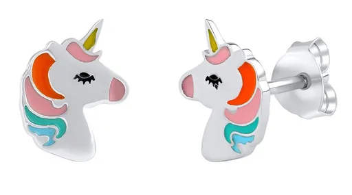 Silvego Cercei sferici unicorn din argint Eiva JJJ1659E