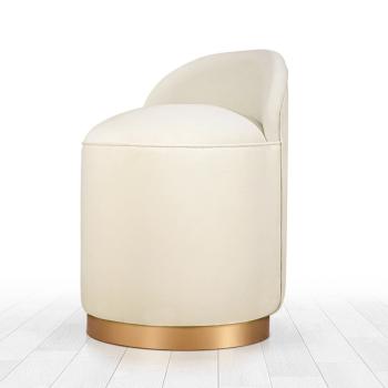 Dover Cream Taburet, crem deschis