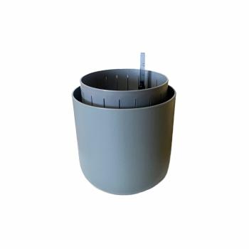 Plastia Ghiveci cu auto-apărare Tolita Air gri ,dia. 16 cm, gri, diam. 16 cm