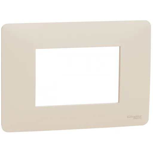 Rama Unica Studio 3 module Schneider Noua Unica NU210344, bej