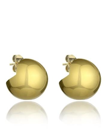 Marc Malone Cercei din oțel placat cu aur Carter Gold Earrings MCE24036G
