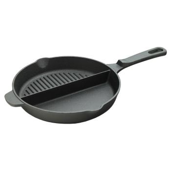 Tigaie grill cu mâner Cattara 13061 Duo Fontă,diametru 25 cm