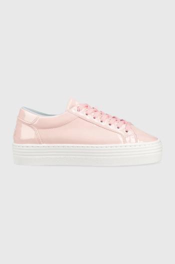 Tenisky Chiara Ferragni Tennis Low růžová barva, CF TENNIS LOW