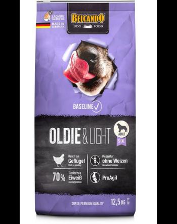 BELCANDO Baseline Oldie &amp; Light Sac Hrana uscata pentru caini in varsta  12,5 kg