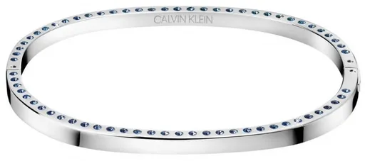 Calvin Klein Brățară solidă din oțel cu cristale Hook KJ06MD04040 5,4 x 4,3 cm - XS