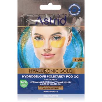 Astrid Hyaluronic Gold masca pentru ochi impotriva ridurilor si a punctelor negre 2 buc